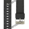 Черный полимерный ремешок Casio 10414667 для часов Casio GLX-150-1