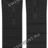 Черный каучуковый ремешок Certina C610020740, без замка, для часов Certina Ds Action C032.427.17.051.00