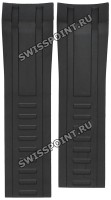 Черный каучуковый ремешок Certina C610020740, без замка, для часов Certina Ds Action C032.427.17.051.00