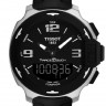 Черный силиконовый ремешок Tissot T603035436 интегрированный, черная пряжка, для часов Tissot T-Race T081.420, T081420A