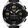 Черный силиконовый ремешок Tissot T603035436 интегрированный, черная пряжка, для часов Tissot T-Race T081.420, T081420A