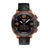 Черный силиконовый ремешок Tissot T603035436 интегрированный, черная пряжка, для часов Tissot T-Race T081.420, T081420A