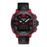 Черный силиконовый ремешок Tissot T603035436 интегрированный, черная пряжка, для часов Tissot T-Race T081.420, T081420A