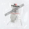 Стальной раскладной замок Tissot T640015945, 16 мм, для каучукового ремешка часов Tissot