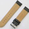 Черный кожаный ремешок Stailer 1521-2201 (22/20 мм)
