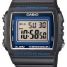Серый полимерный ремешок Casio 10435869 для часов Casio W-215H-8A