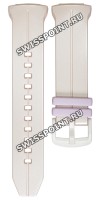 Розовый полимерный ремешок Casio 10566543 для часов Casio BGS-100SC-4A