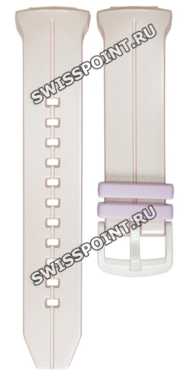 Розовый полимерный ремешок Casio 10566543 для часов Casio BGS-100SC-4A