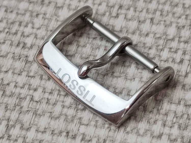 Застежка TISSOT, 18 мм, для кожаного ремешка