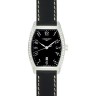 Черный кожаный ремешок Longines L682106060, теленок, 14/14, без замка, для часов Longines Evidenza L2.155.0, L2.155.4