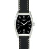 Черный кожаный ремешок Longines L682106060, теленок, 14/14, без замка, для часов Longines Evidenza L2.155.0, L2.155.4
