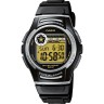 Черный полимерный ремешок Casio 10212268 для часов Casio AQ-180W-1B, W-213-1A