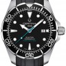 Черный каучуковый ремешок Certina C610020938, без замка, для часов Certina Ds Action C032.407, C032.417