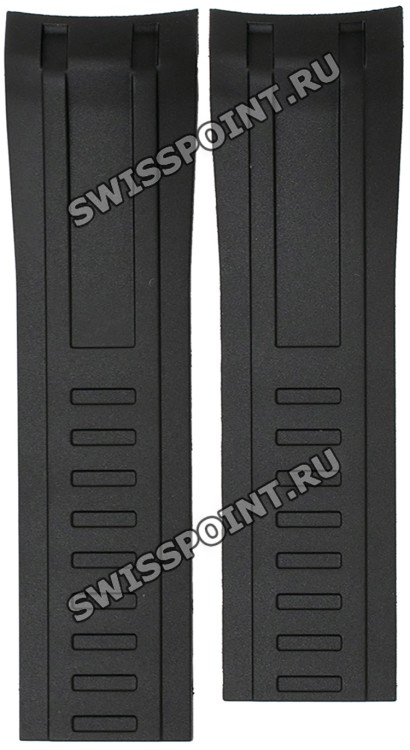 Черный каучуковый ремешок Certina C610020938, без замка, для часов Certina Ds Action C032.407, C032.417