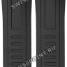 Черный каучуковый ремешок Certina C610020938, без замка, для часов Certina Ds Action C032.407, C032.417