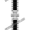 Стальной браслет Tissot T605030912 c черными керамическими вставками, без конечных звеньев, для часов Tissot Ceramic T064.210