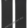 Черный каучуковый ремешок Certina C610013654, без замка, для часов Certina Ds Blue Ribbon C007.410, C007.417