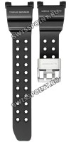 Черный полимерный ремешок Casio 10526210 для часов Casio GWF-D1000-1