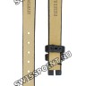 Черный сатиновый ремешок Balmain B1731395, 9/8, без замка, для часов Balmain Elypsia 3191, 3199