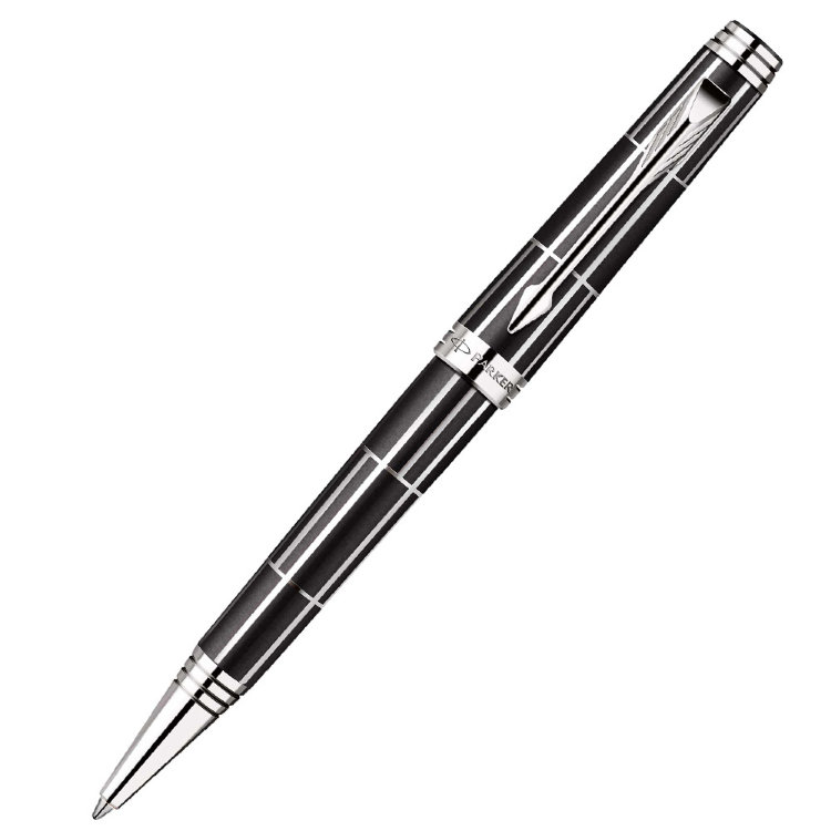 Ручка PARKER 1876393 Premier - Luxury Black CT, шариковая ручка, M, BL (№ 20)