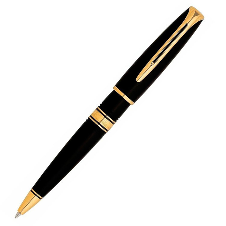 Ручка WATERMAN S0701010 Charleston - Ebony Black GT, шариковая ручка, M (№ 255)