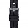 Черный каучуковый ремешок Tissot T603044207 с кожаной накладкой, имитация крокодила, 22/22, стальная пряжка, для часов Tissot T-Race T115.427.27.061.00