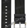 Черный каучуковый ремешок Tissot T603044207 с кожаной накладкой, имитация крокодила, 22/22, стальная пряжка, для часов Tissot T-Race T115.427.27.061.00