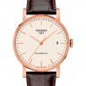 Коричневый кожаный ремешок Tissot T600041276, теленок, 21/20, розовая пряжка, для часов Tissot Every Time T109.407.36.031.00, T109407
