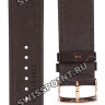 Коричневый кожаный ремешок Tissot T600041276, теленок, 21/20, розовая пряжка, для часов Tissot Every Time T109.407.36.031.00, T109407