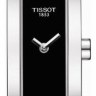 Черный сатиновый ремешок Tissot T600013388, 12/12, стальная пряжка, для часов Tissot Lady T5 Equi-T L830N