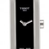 Черный сатиновый ремешок Tissot T600013388, 12/12, стальная пряжка, для часов Tissot Lady T5 Equi-T L830N
