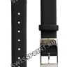 Черный сатиновый ремешок Tissot T600013388, 12/12, стальная пряжка, для часов Tissot Lady T5 Equi-T L830N