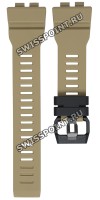 Бежевый полимерный ремешок Casio 10584487 для часов Casio GBD-800UC-5E