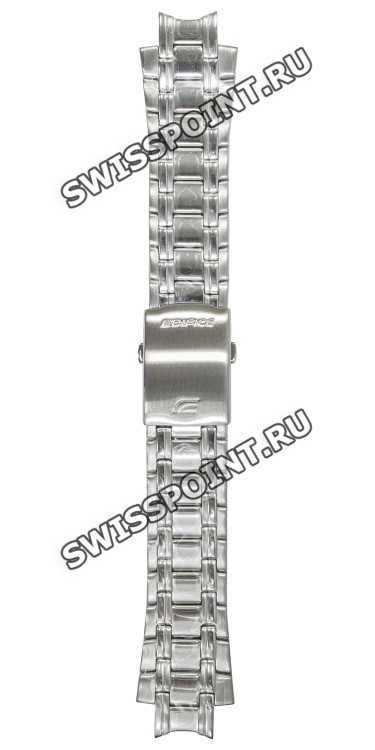 Стальной браслет Casio 10473264 для часов Casio EFR-539D-1A, EFR-539D-1A2, EFR-539RB-2A, EFR-539ZD-1A2, EFR-539D-7A