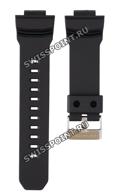 Черный полимерный ремешок Casio 10410441, матовый, стальная пряжка, для часов Casio G-Shock GA-150, GAS-100, GAW-100
