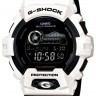 Черный глянцевый полимерный ремешок Casio 10414679 для часов Casio GWX-8900B-7E