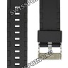 Черный глянцевый полимерный ремешок Casio 10414679 для часов Casio GWX-8900B-7E