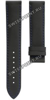 Черный кожаный ремешок Tissot T610035162, теленок, 19/18, без замка, для часов Tissot PRC 200 T055.417, T055417A