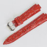 Красный кожаный ремешок Certina C600016810, теленок, 17/14, интегрированный, с вырезом, стальная пряжка, для часов Certina DS Queen C018.210