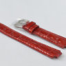 Красный кожаный ремешок Certina C600016810, теленок, 17/14, интегрированный, с вырезом, стальная пряжка, для часов Certina DS Queen C018.210