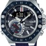 Синий полимерный ремешок Casio 10623541 для часов Casio ECB-10AT-1A AlphaTauri