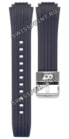 Синий полимерный ремешок Casio 10623541 для часов Casio ECB-10AT-1A AlphaTauri