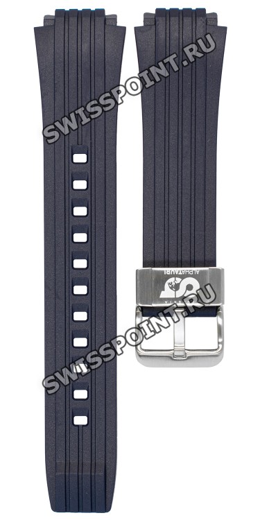 Синий полимерный ремешок Casio 10623541 для часов Casio ECB-10AT-1A AlphaTauri