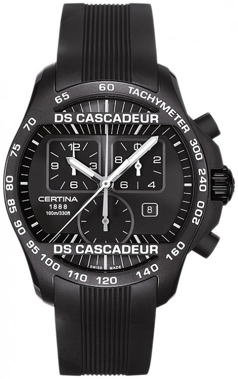 Черная стальная клипса Certina C640015394, 20 мм, для каучукового ремешка часов Certina C003.617 Черная стальная клипса Certina C640015394, 20 мм, для каучукового ремешка часов Certina C003.617