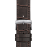 Коричневый кожаный ремешок Tissot T600041795, теленок, 21/20, стальная пряжка, для часов Tissot Every Time T109.407, T109407