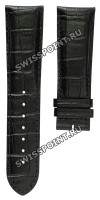 Черный кожаный ремешок Longines L682108161, теленок, 23/20, без замка, для часов Longines DolceVita Classic L5.680.0, L5.680.4, L7.877.6