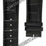 Черный кожаный ремешок Longines L682108161, теленок, 23/20, без замка, для часов Longines DolceVita Classic L5.680.0, L5.680.4, L7.877.6