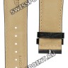 Черный кожаный ремешок Longines L682108161, теленок, 23/20, без замка, для часов Longines DolceVita Classic L5.680.0, L5.680.4, L7.877.6