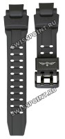 Черный полимерный ремешок Casio 10415097 для часов Casio GW-A1000RAF-1A