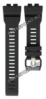 Черный полимерный ремешок Casio 10561443 для часов Casio GBA-800, GBD-800